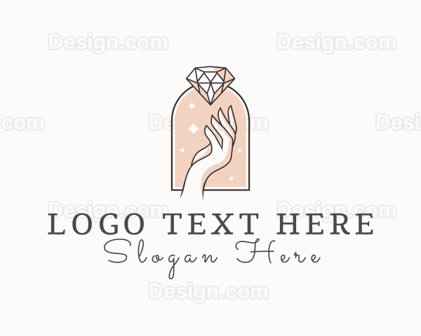 Feminine Gemstone Accessories Logo