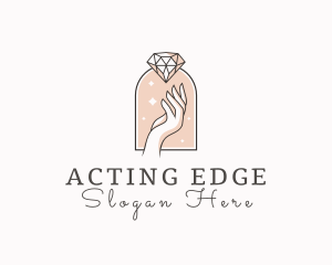 Feminine Gemstone Accessories logo design