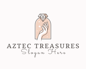 Feminine Gemstone Accessories logo design