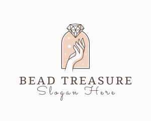 Feminine Gemstone Accessories logo design