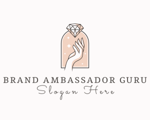 Feminine Gemstone Accessories logo design