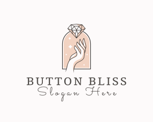 Feminine Gemstone Accessories logo design