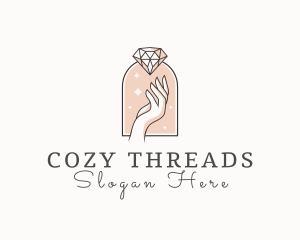 Feminine Gemstone Accessories logo design