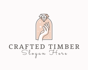 Feminine Gemstone Accessories logo design