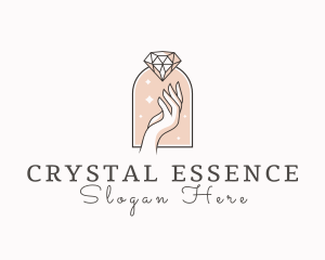 Feminine Gemstone Accessories logo design