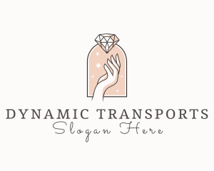 Feminine Gemstone Accessories logo design