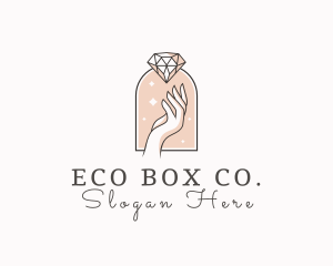 Feminine Gemstone Accessories logo design