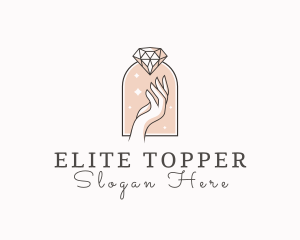 Feminine Gemstone Accessories logo design