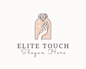 Feminine Gemstone Accessories logo design