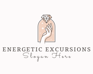 Feminine Gemstone Accessories logo design