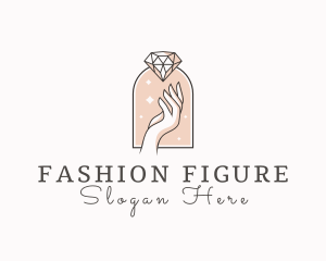 Feminine Gemstone Accessories logo design