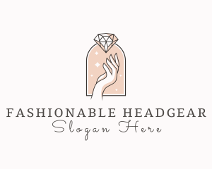 Feminine Gemstone Accessories logo design