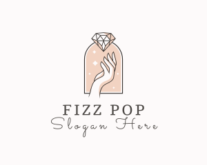 Feminine Gemstone Accessories logo design