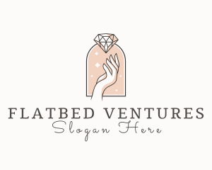 Feminine Gemstone Accessories logo design