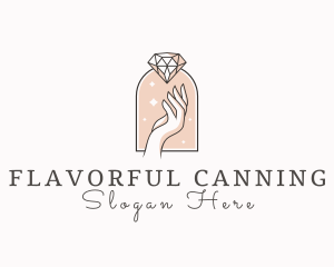 Feminine Gemstone Accessories logo design