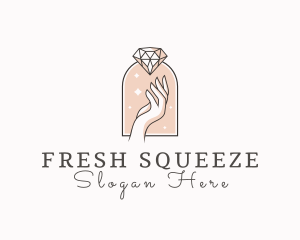 Feminine Gemstone Accessories logo design