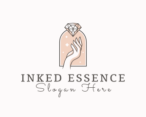 Feminine Gemstone Accessories logo design