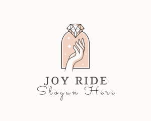 Feminine Gemstone Accessories logo design