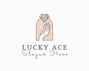 Feminine Gemstone Accessories logo design