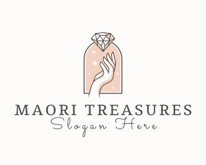 Feminine Gemstone Accessories logo design