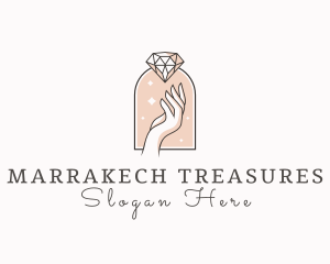 Feminine Gemstone Accessories logo design