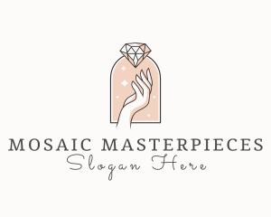 Feminine Gemstone Accessories logo design