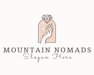 Feminine Gemstone Accessories logo design