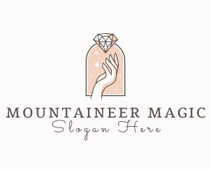 Feminine Gemstone Accessories logo design