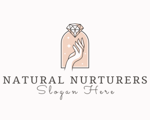 Feminine Gemstone Accessories logo design