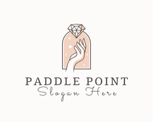 Feminine Gemstone Accessories logo design