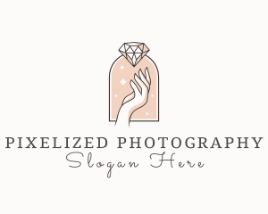 Feminine Gemstone Accessories logo design