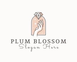 Feminine Gemstone Accessories logo design