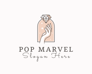 Feminine Gemstone Accessories logo design