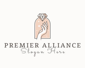 Feminine Gemstone Accessories logo design