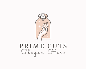 Feminine Gemstone Accessories logo design