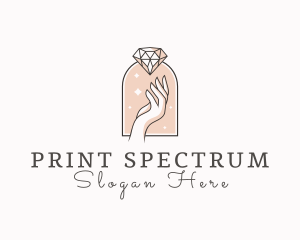 Feminine Gemstone Accessories logo design