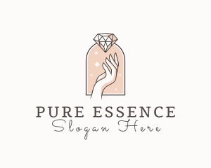 Feminine Gemstone Accessories logo design