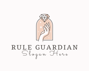 Feminine Gemstone Accessories logo design