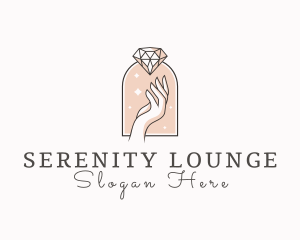 Feminine Gemstone Accessories logo design