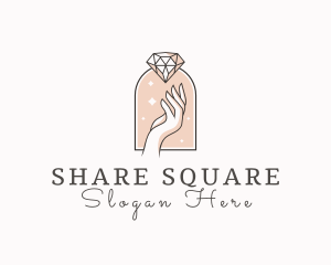 Feminine Gemstone Accessories logo design