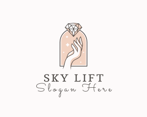 Feminine Gemstone Accessories logo design