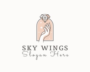 Feminine Gemstone Accessories logo design