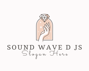 Feminine Gemstone Accessories logo design