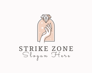 Feminine Gemstone Accessories logo design