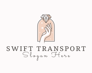 Feminine Gemstone Accessories logo design