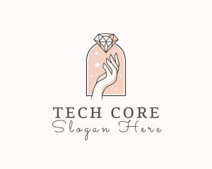 Feminine Gemstone Accessories logo design