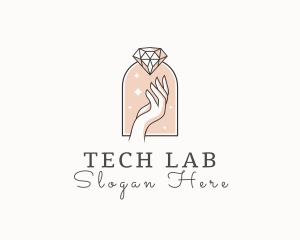 Feminine Gemstone Accessories logo design