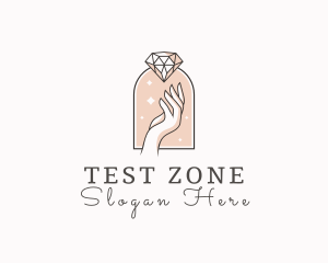 Feminine Gemstone Accessories logo design