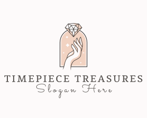 Feminine Gemstone Accessories logo design