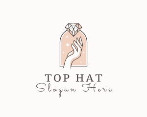 Feminine Gemstone Accessories logo design